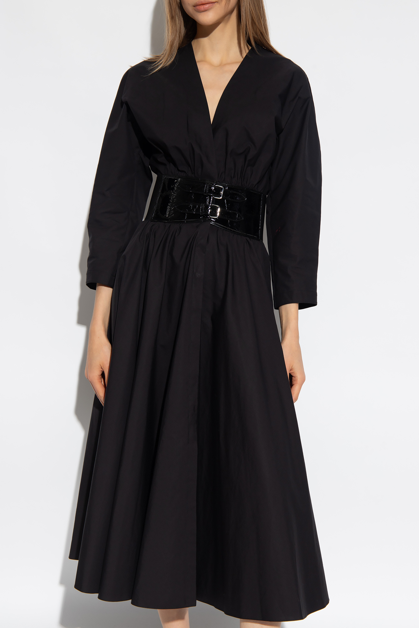 【関税&送料込】Alaia Dress Azzedine Alaïa Dress White Black Stretch Knit Dress Body Con